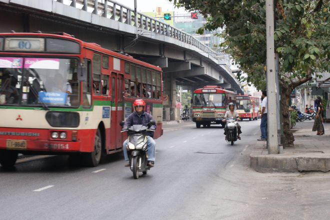 A bus in Bangkok