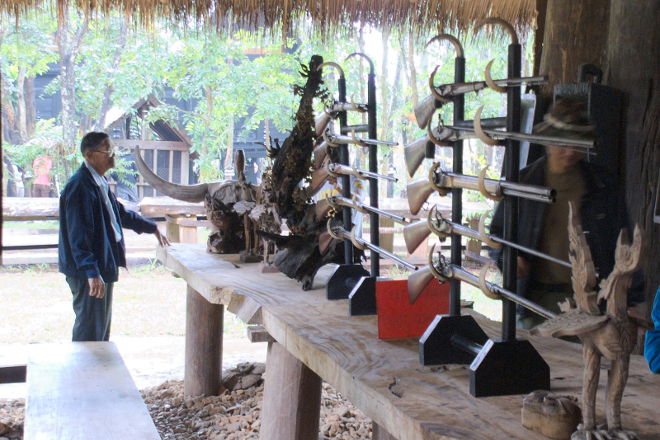 Weapons in the village