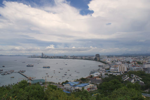 View from Pattaya Hill Top
