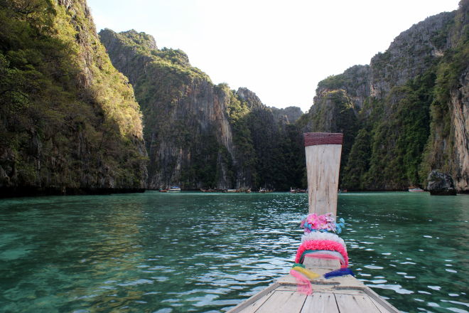 Heading towards Pileh Bay