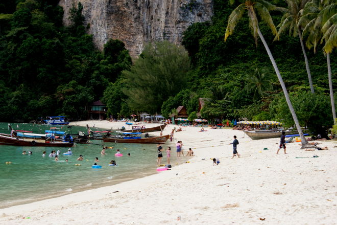 The Ton Sai Bay Beach
