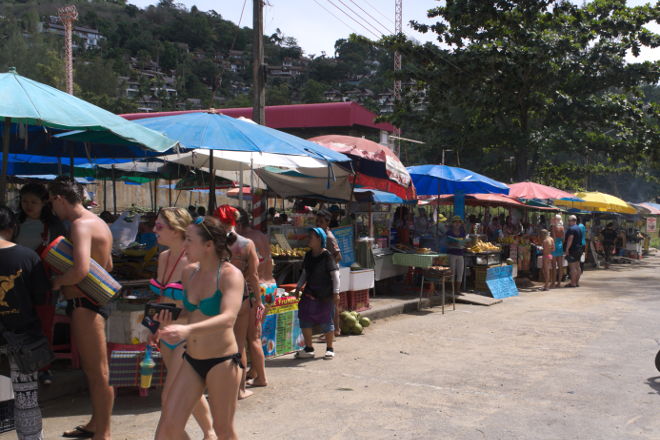 Food at Surin Beach