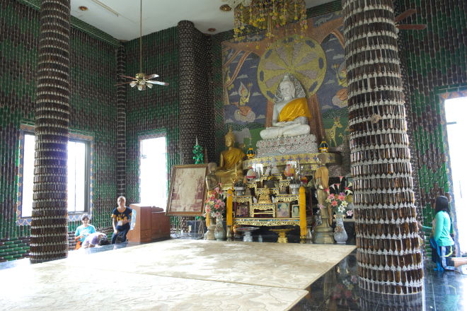 Inside the temple of bottles