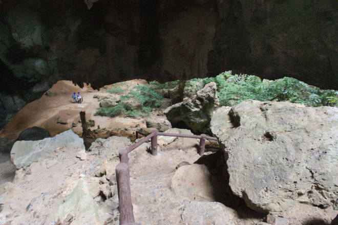 Entrance to the cave