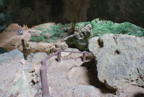 Entrance to the cave